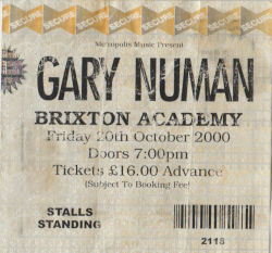 London Ticket 2000